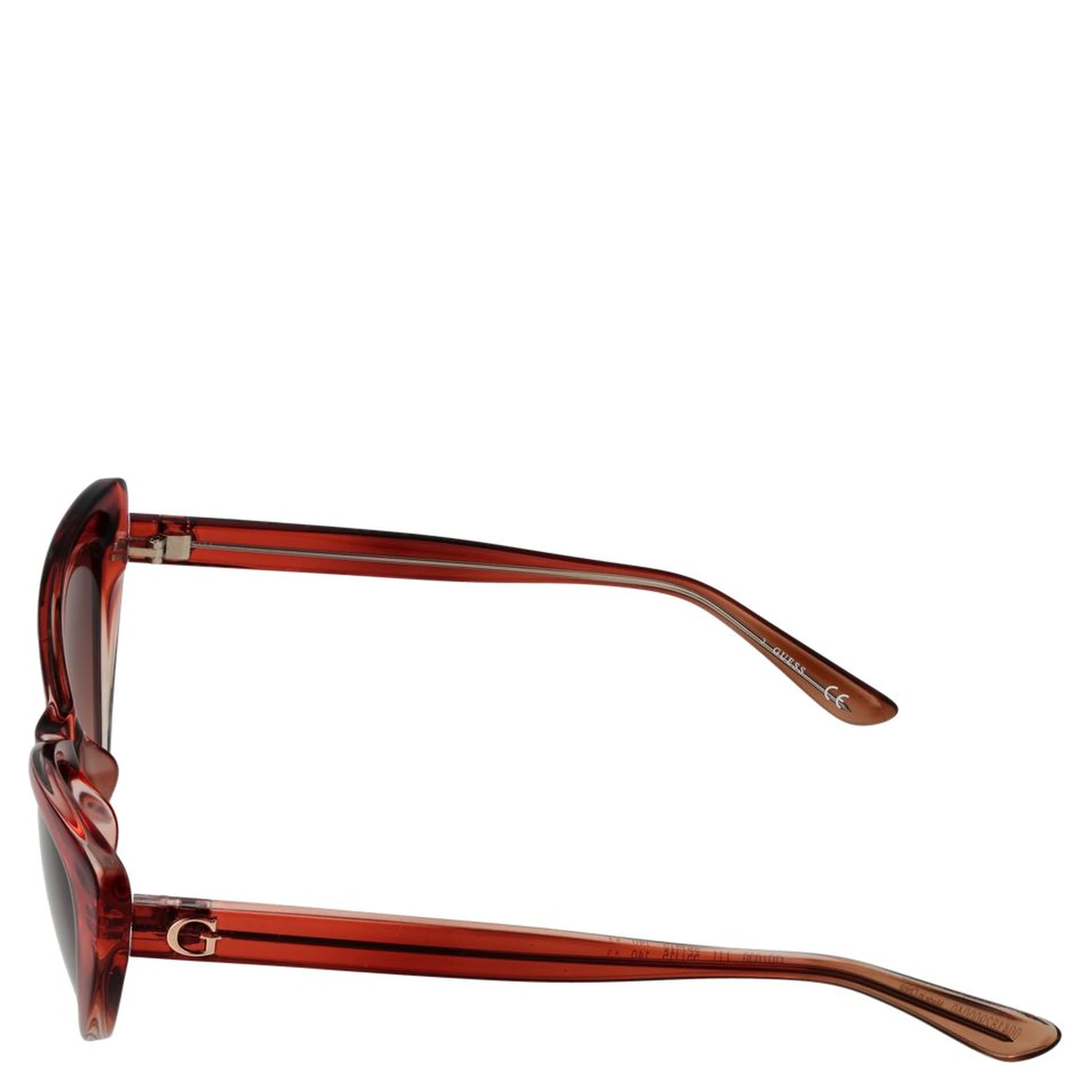 Burgundy Plastic Sunglasses
