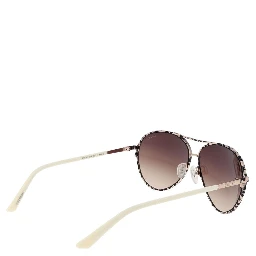Cream Metal Sunglasses