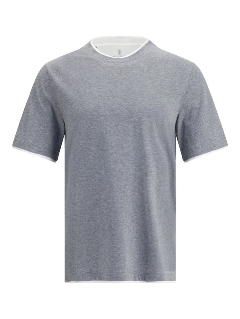 Gray Cotton T-Shirt