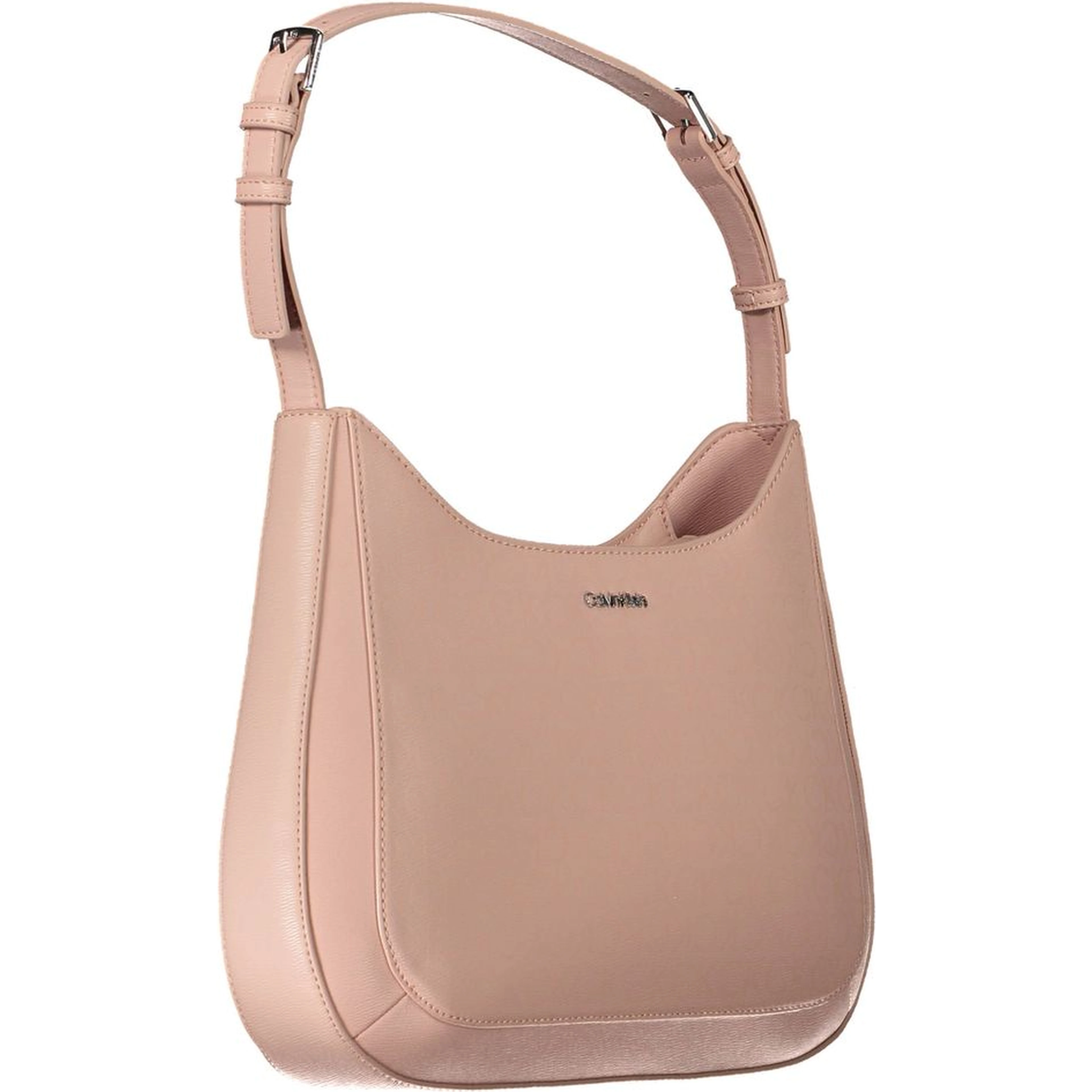 Pink Polyester Handbag