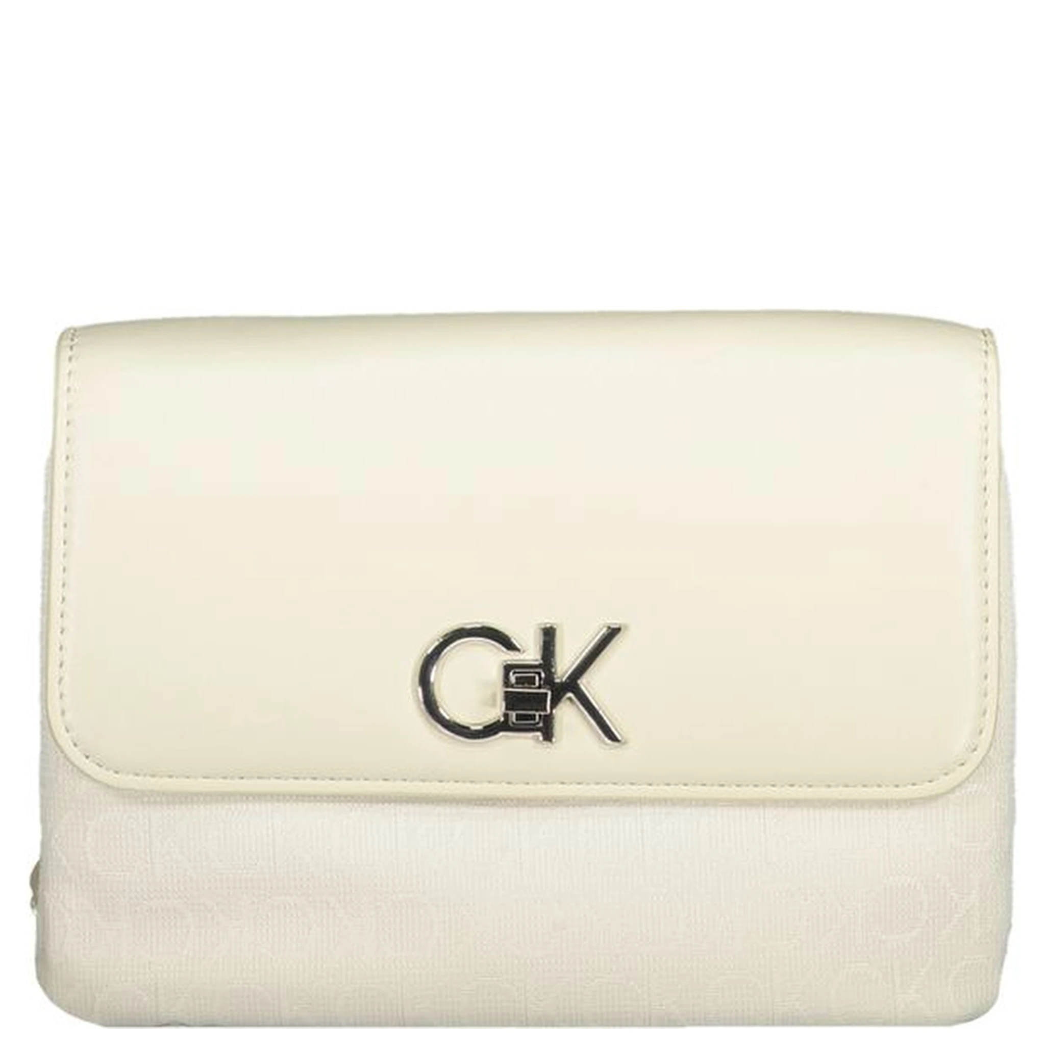 Beige Polyester Handbag