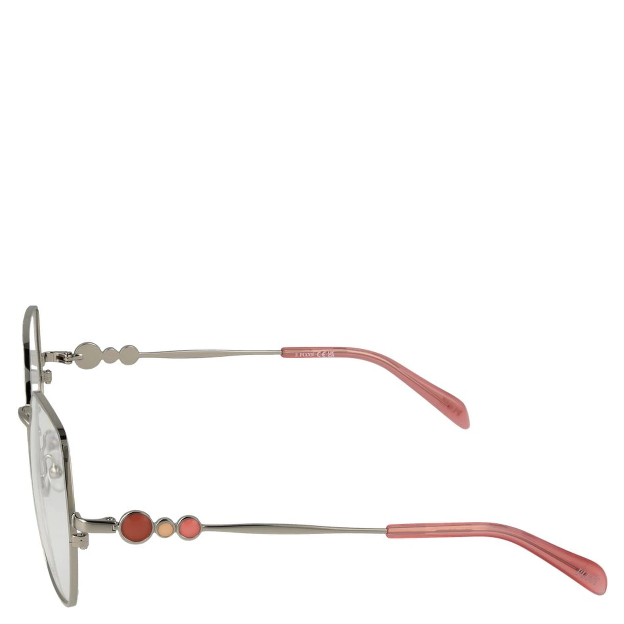 نظارات معدنية رمادية (إطارات)
