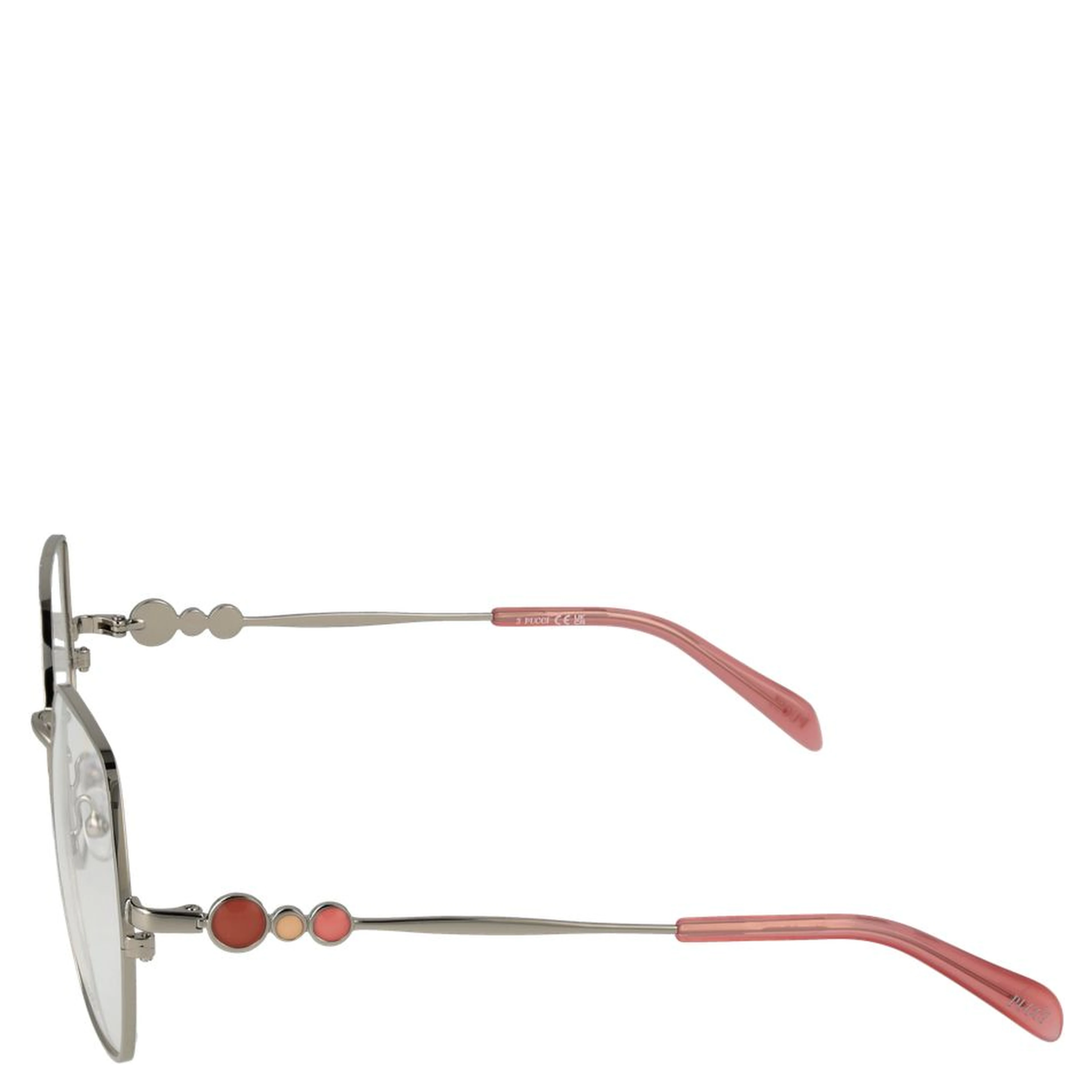 نظارات معدنية رمادية (إطارات)
