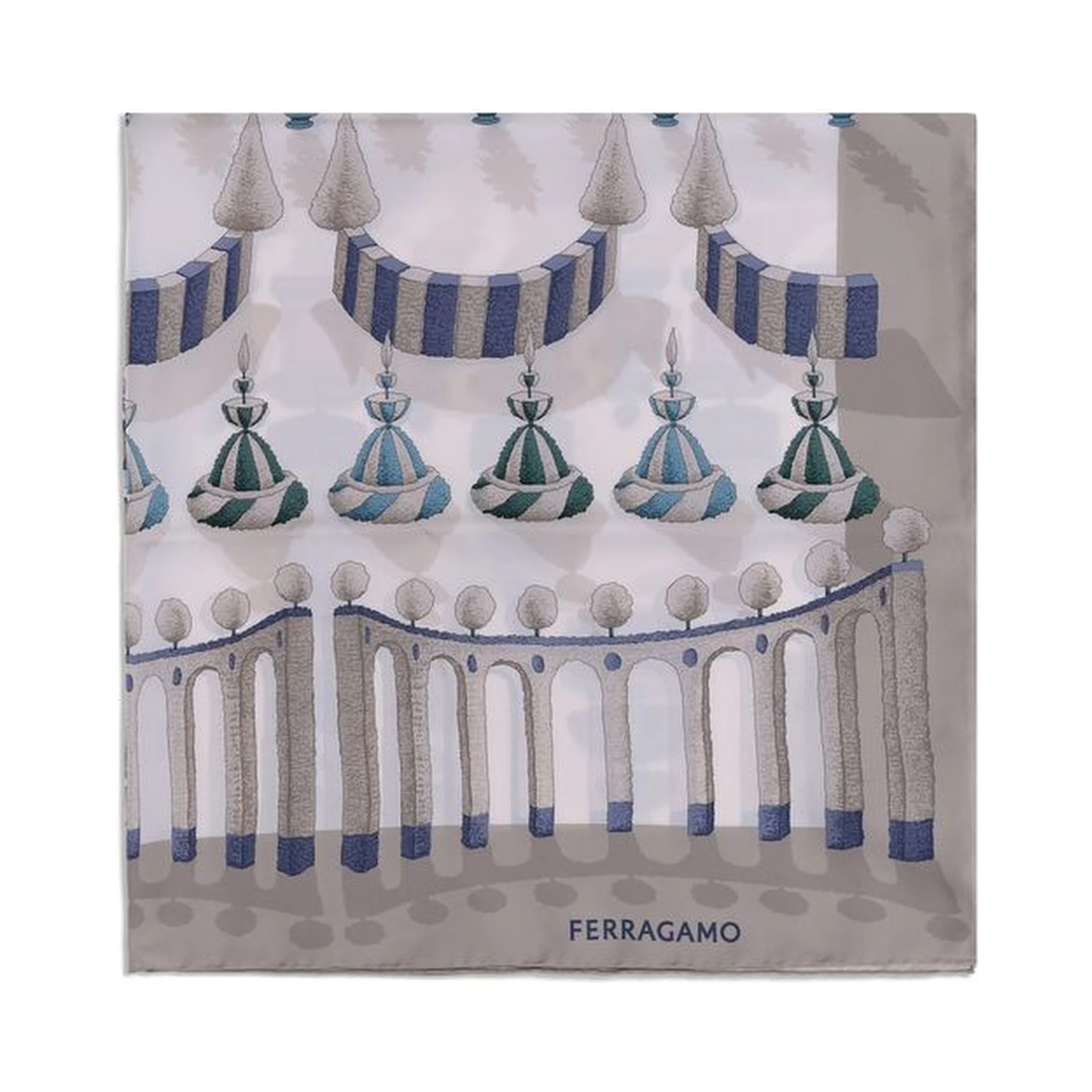 Multicolor Silk Scarf