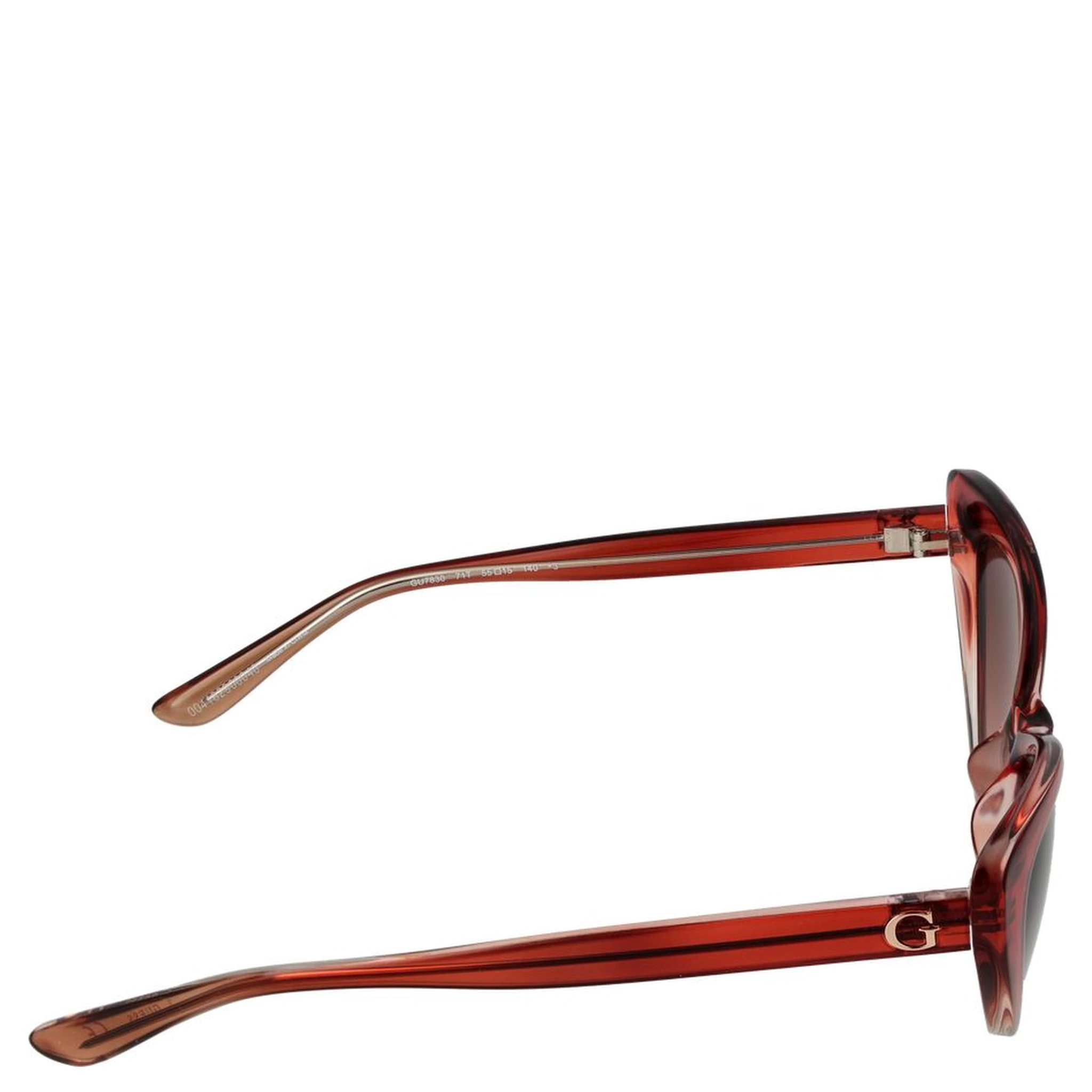 Burgundy Plastic Sunglasses