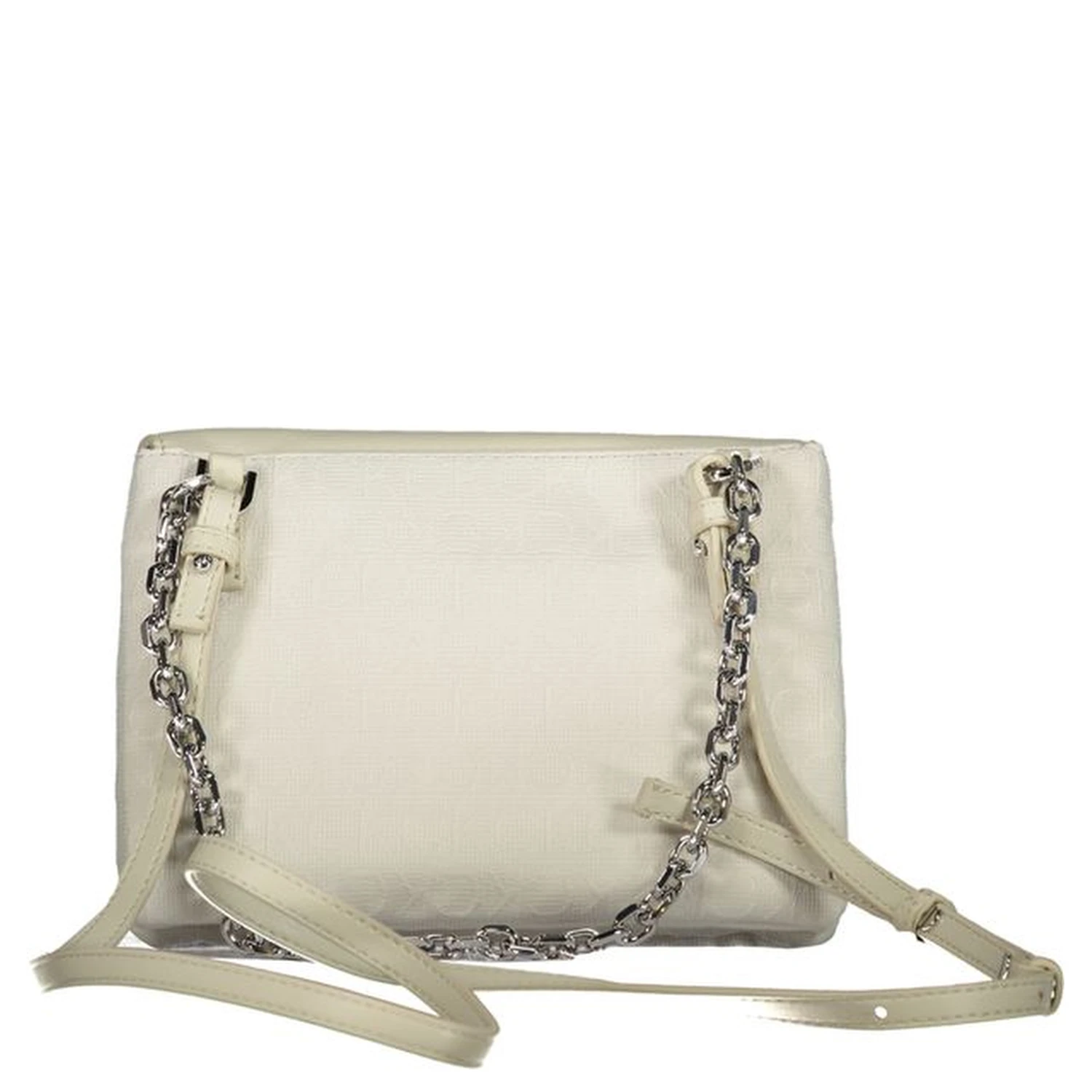 Beige Polyester Handbag