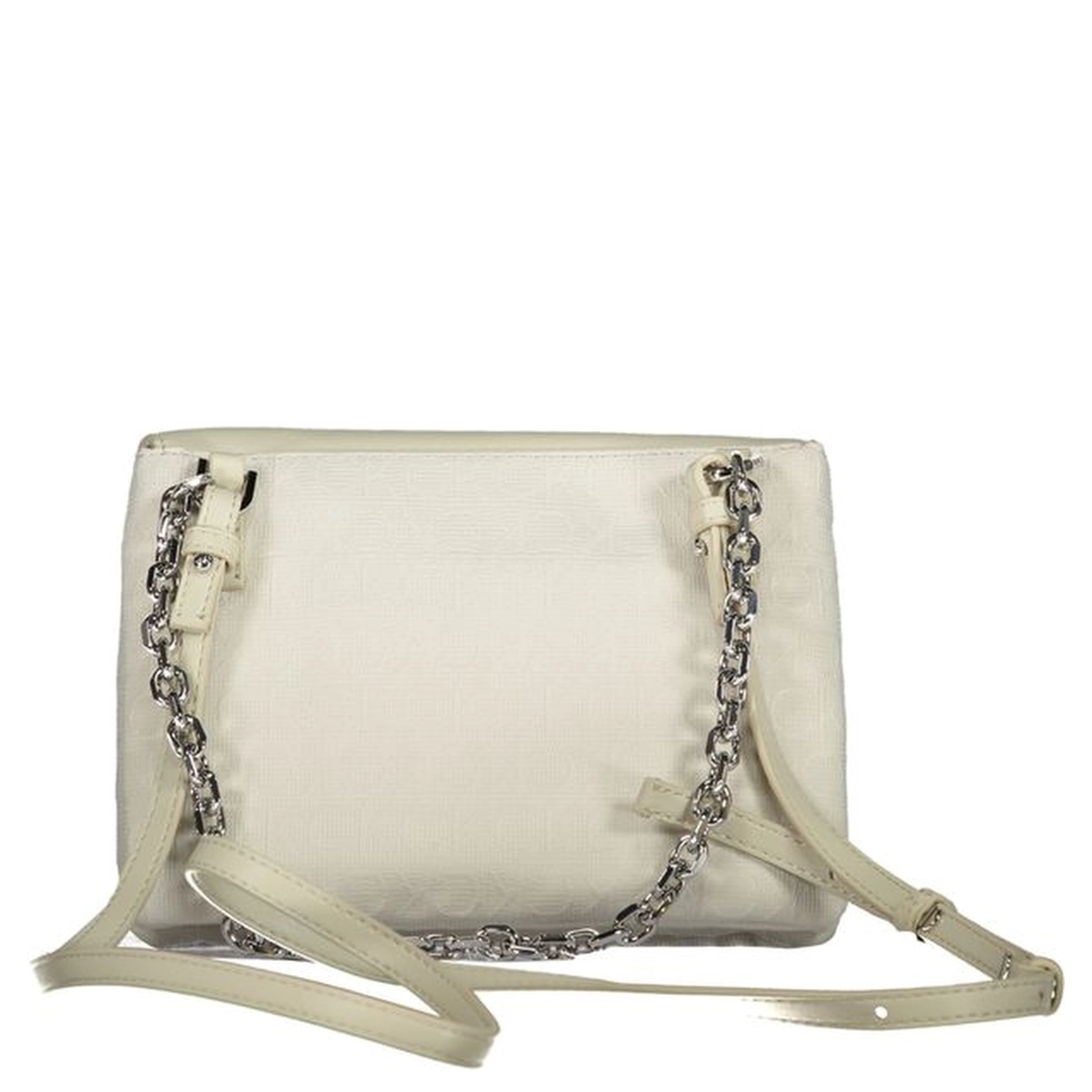 Beige Polyester Handbag