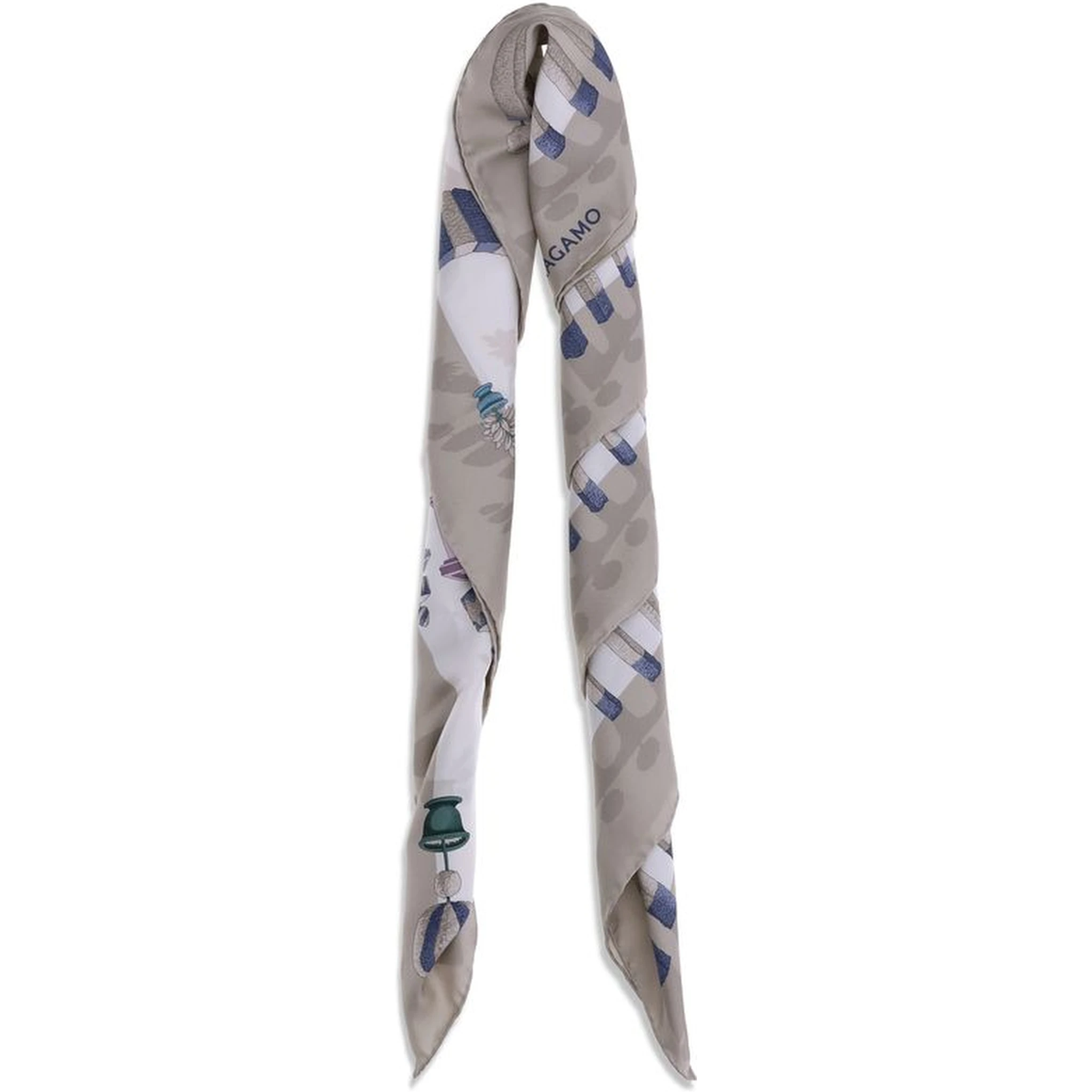 Multicolor Silk Scarf