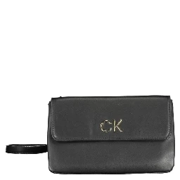 Black Polyester Handbag
