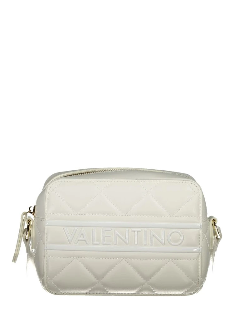 Bianco Polyurethane Women Shoulder Bag