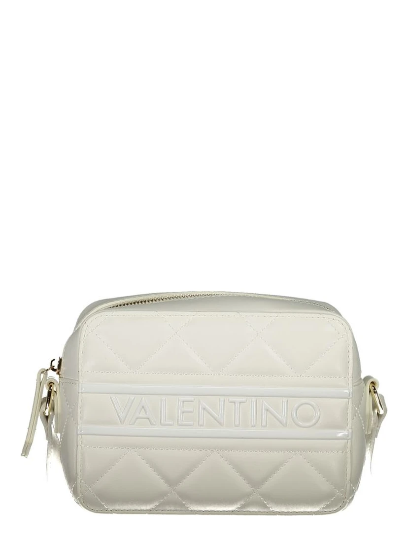 Bianco Polyurethane Women Shoulder Bag
