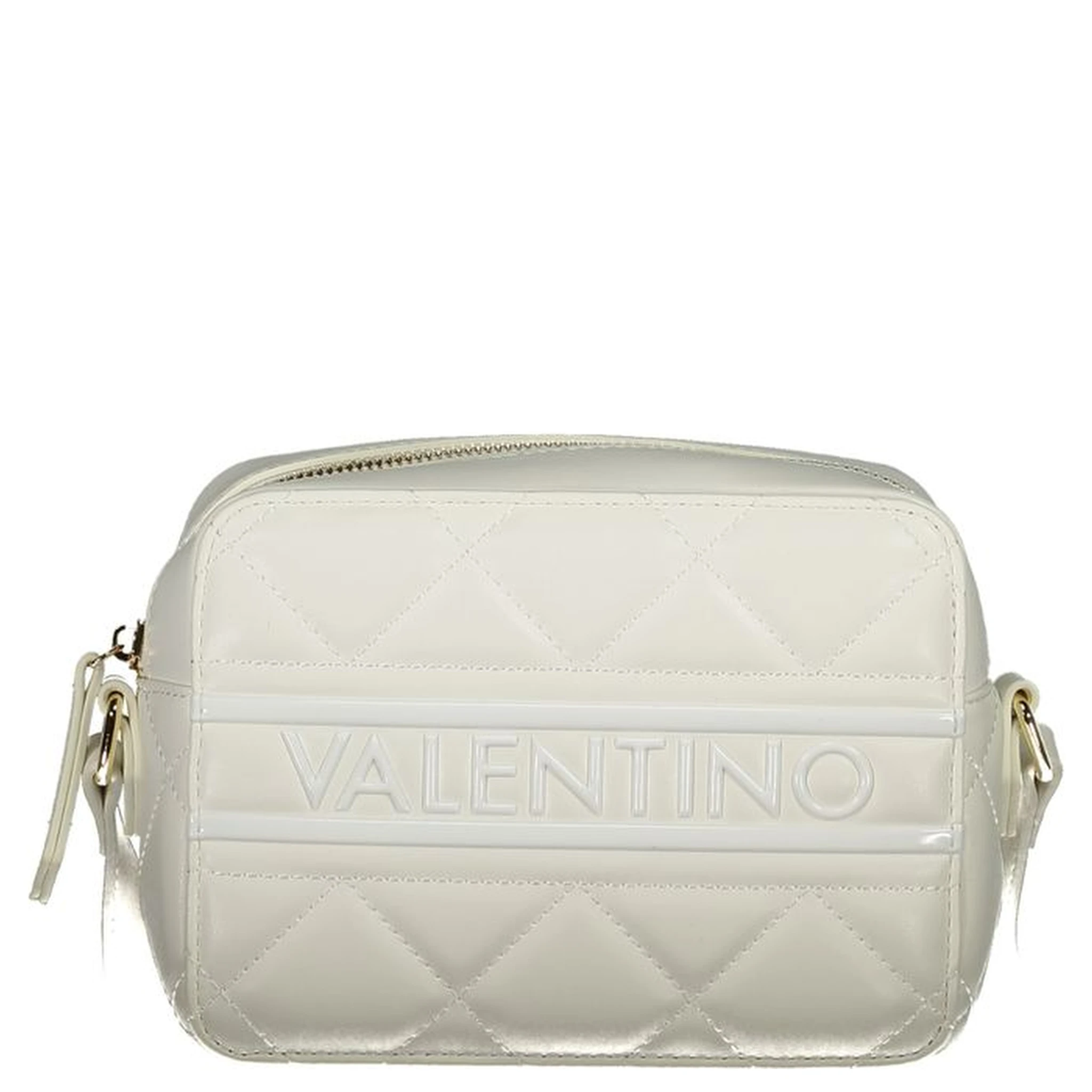 Bianco Polyurethane Women Shoulder Bag