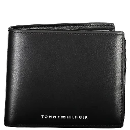 محفظة جلدية سوداء