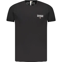 Black Cotton Men's T-Shirt