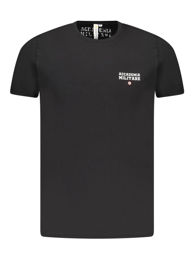 Black Cotton Men's T-Shirt