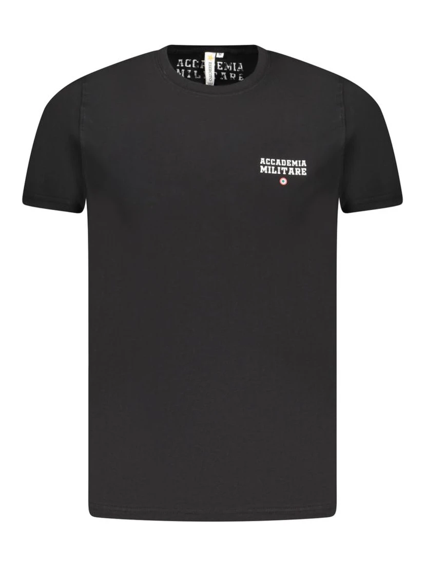 Black Cotton Men's T-Shirt