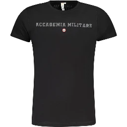 Black Cotton Men's T-Shirt