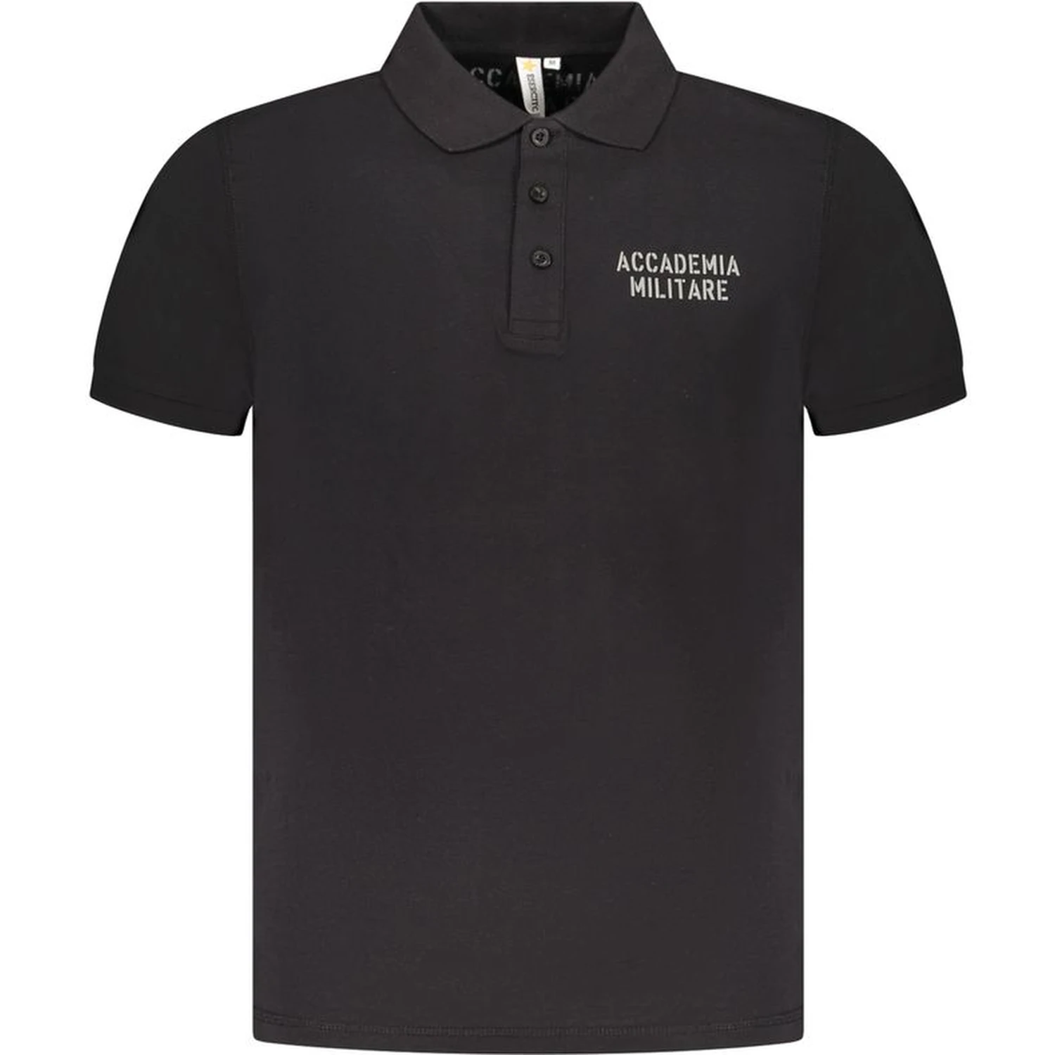 Black Cotton Polo Shirt