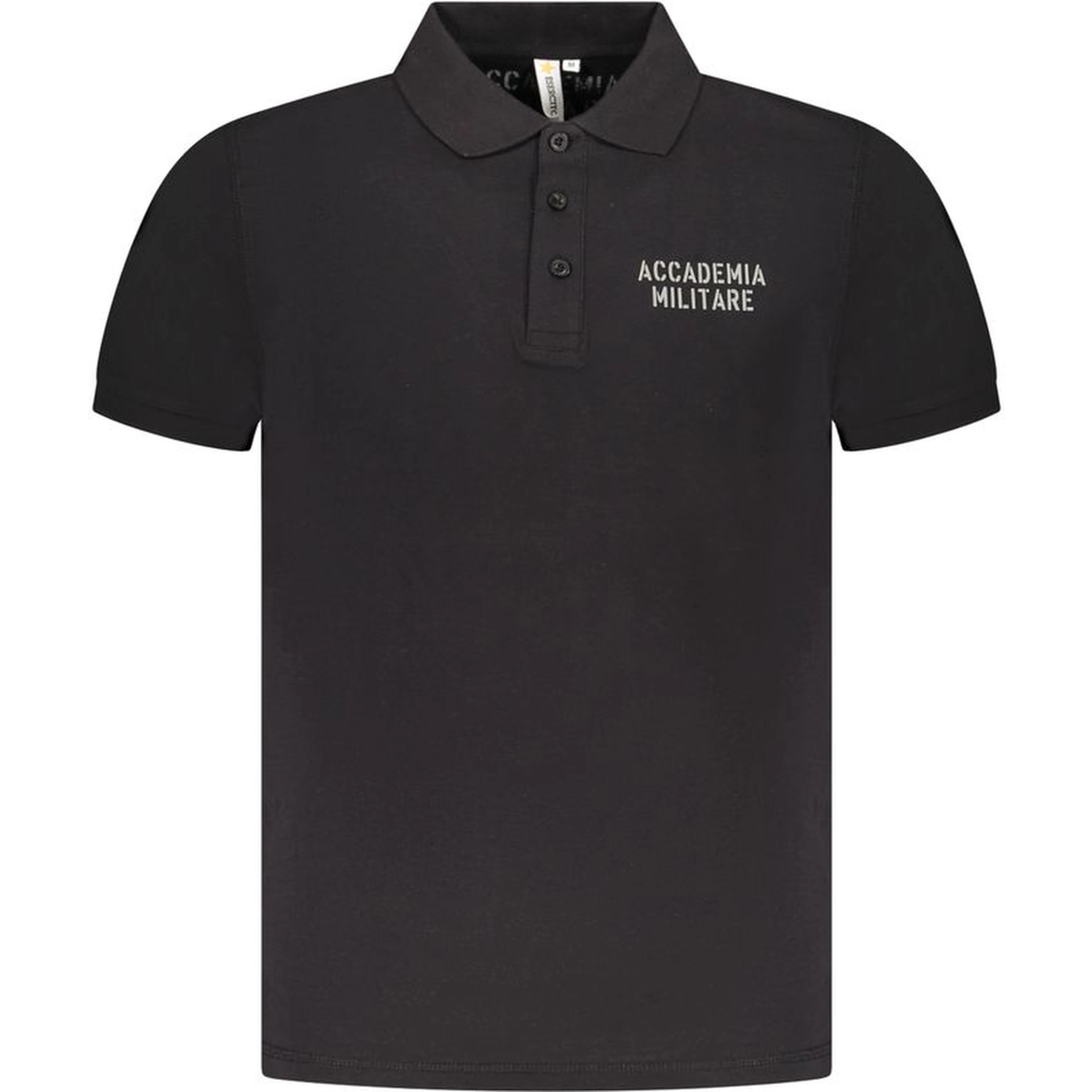 Black Cotton Polo Shirt