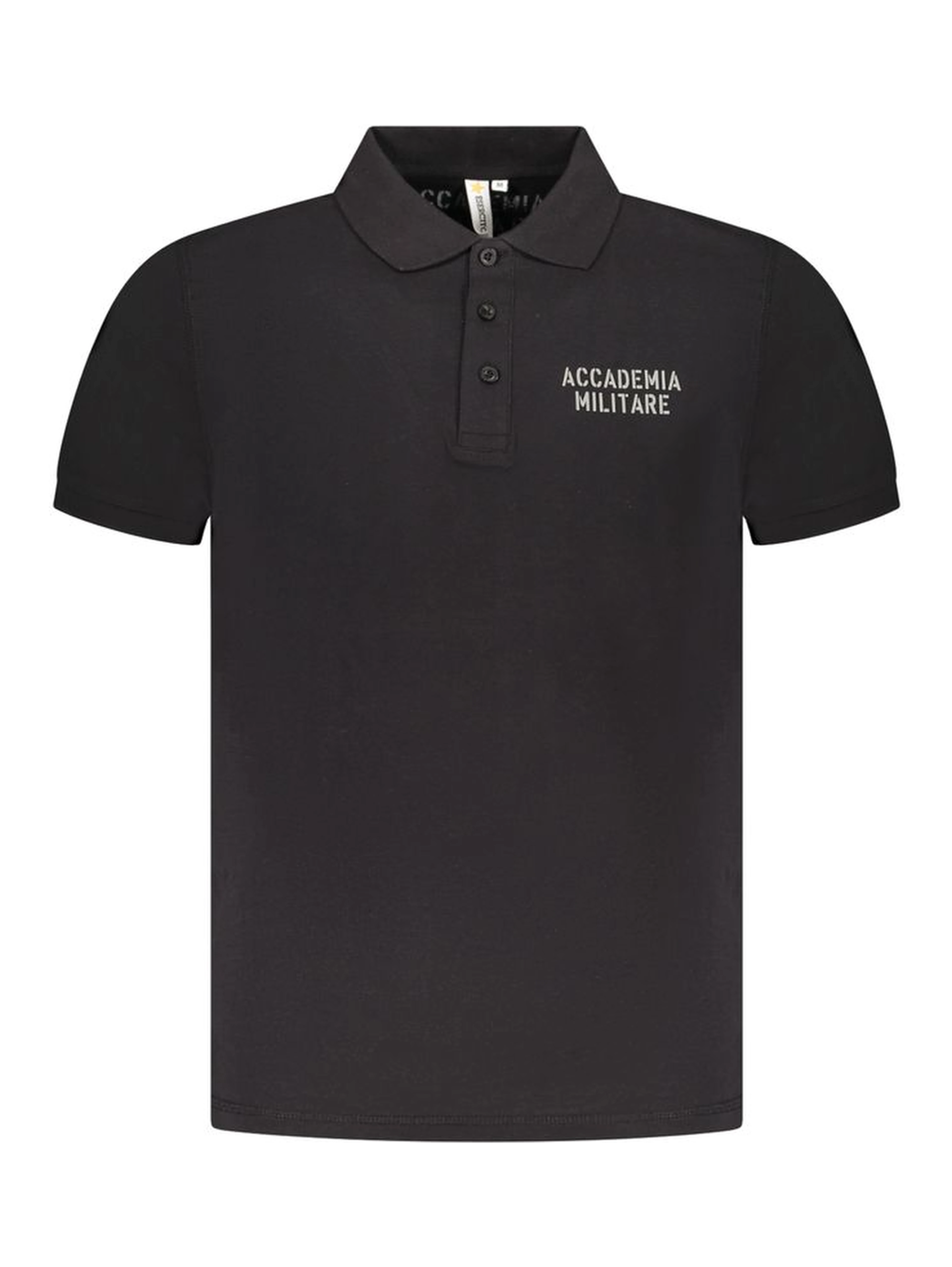 Black Cotton Polo Shirt