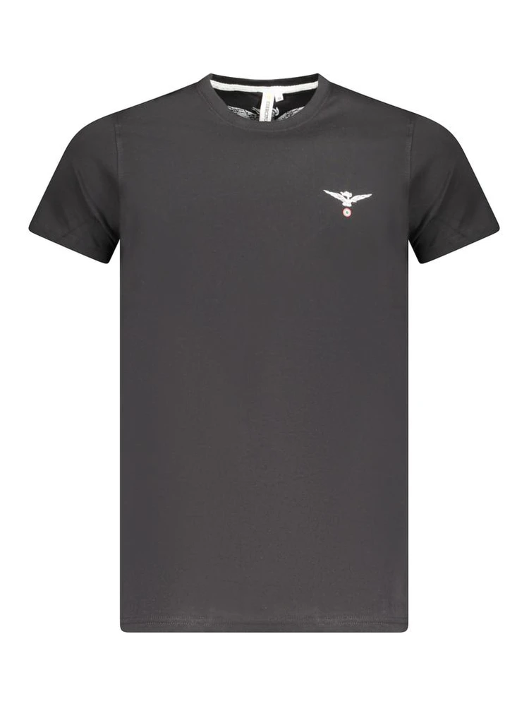 Black Cotton Men's T-Shirt