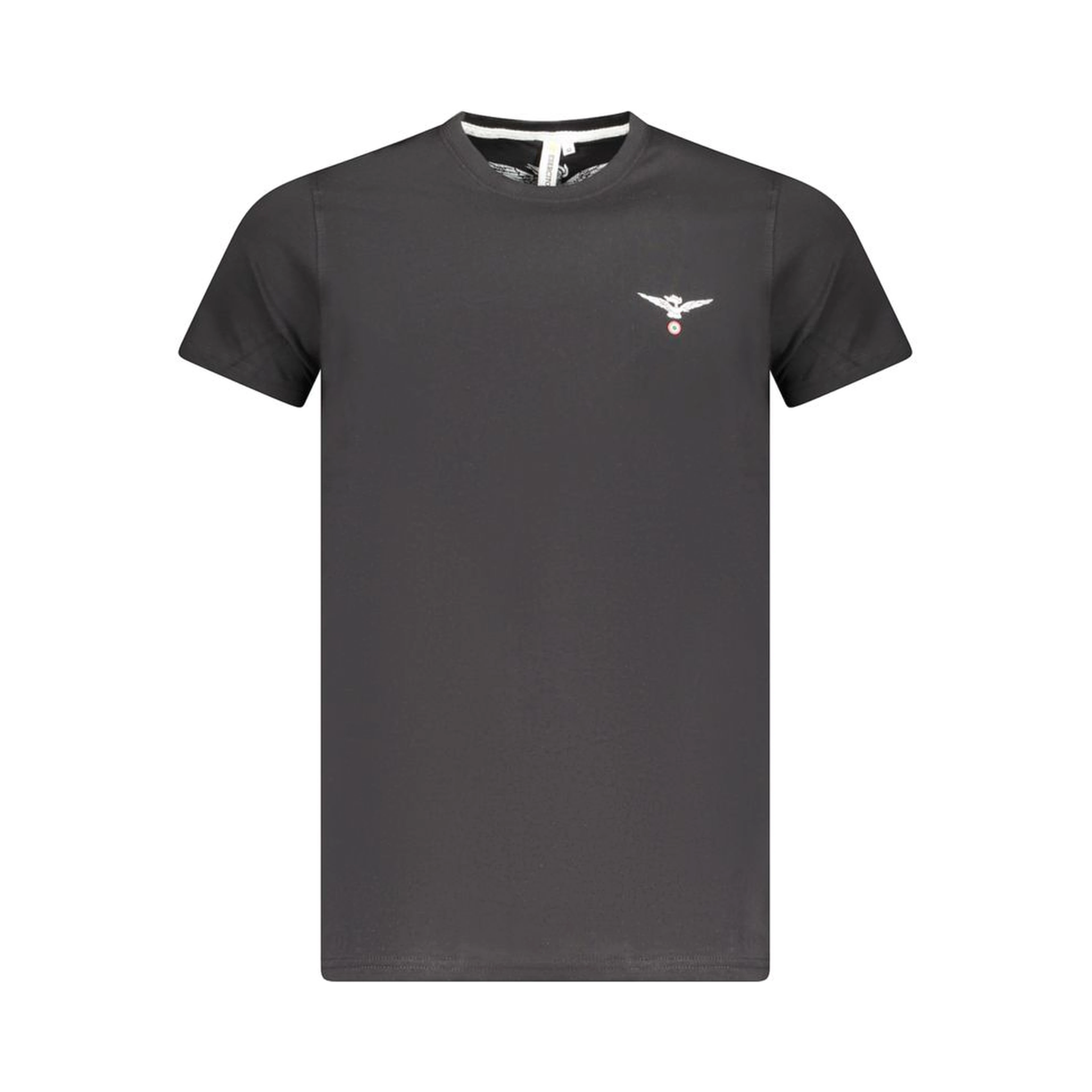 Black Cotton Men's T-Shirt
