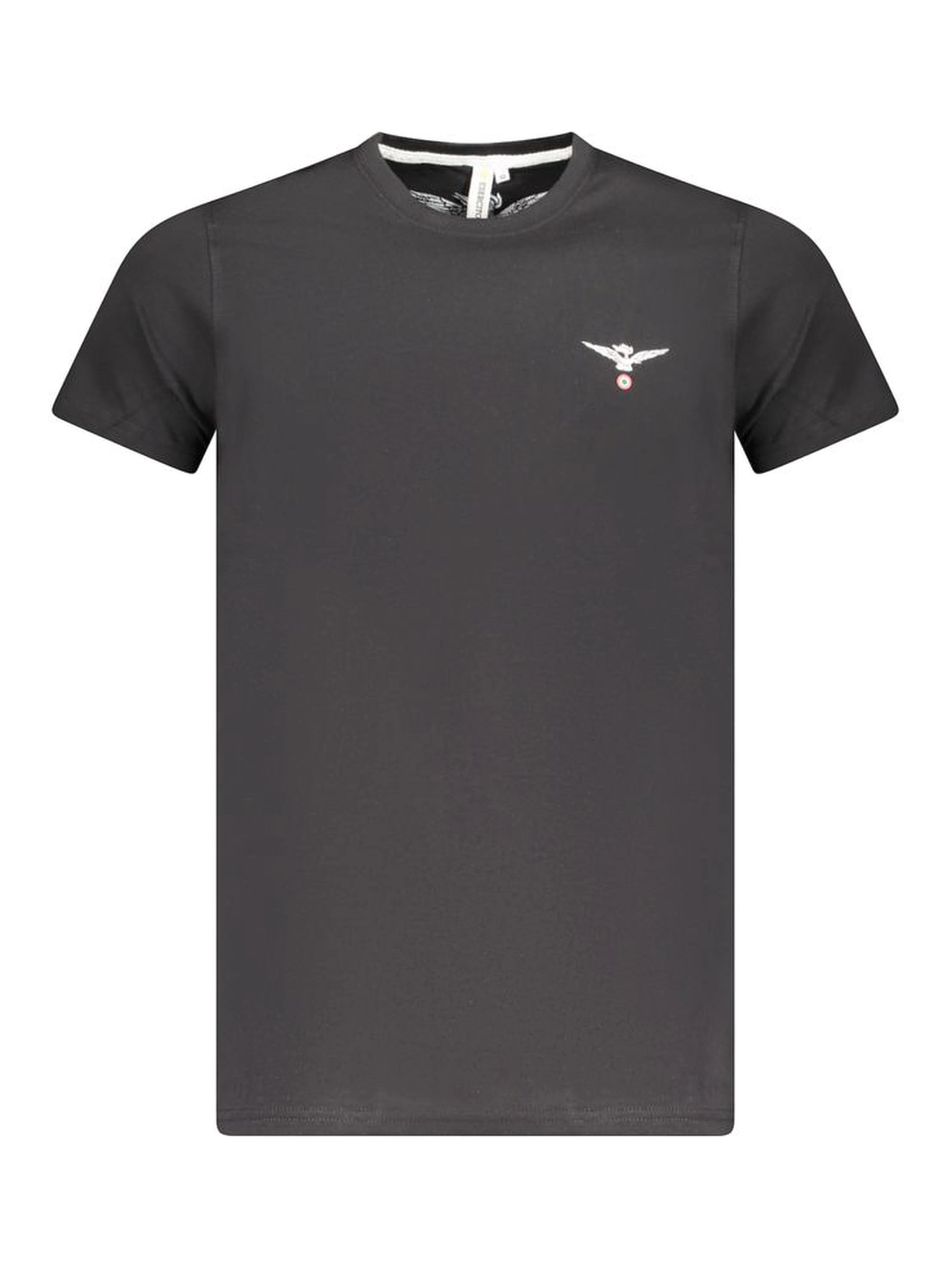 Black Cotton Men's T-Shirt