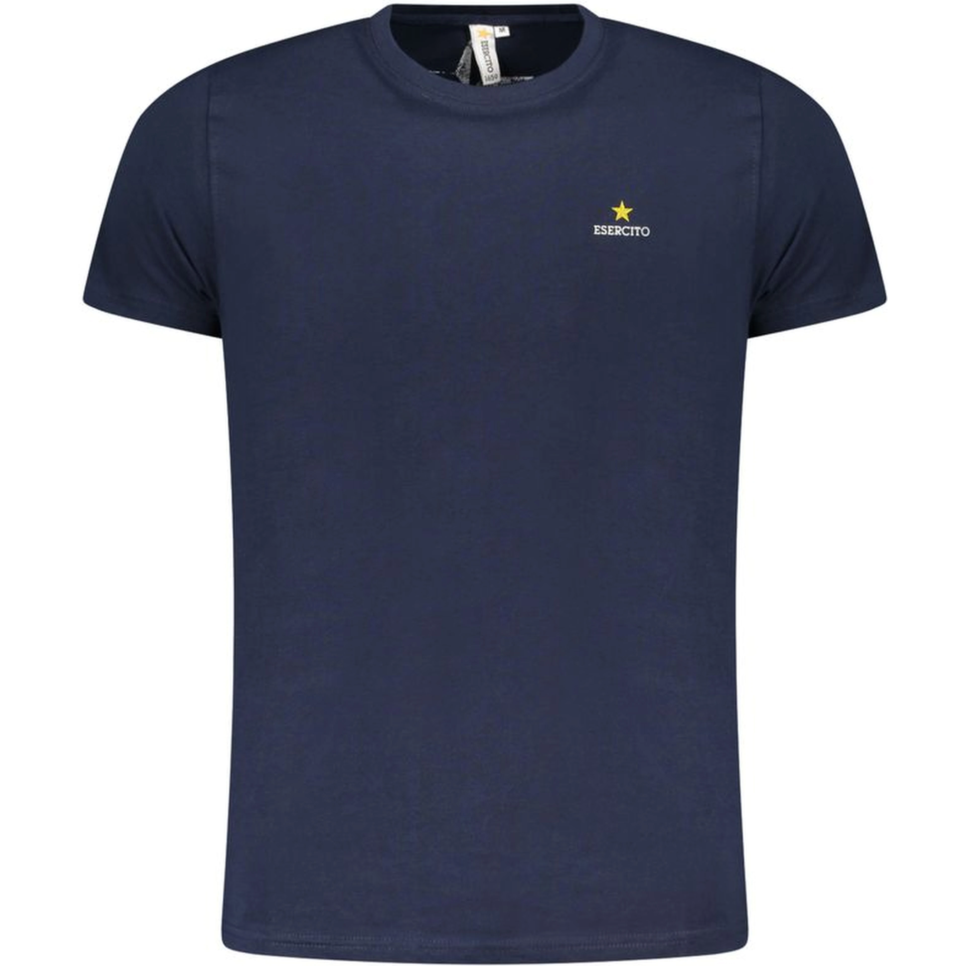 Blu Cotton Men T-Shirt