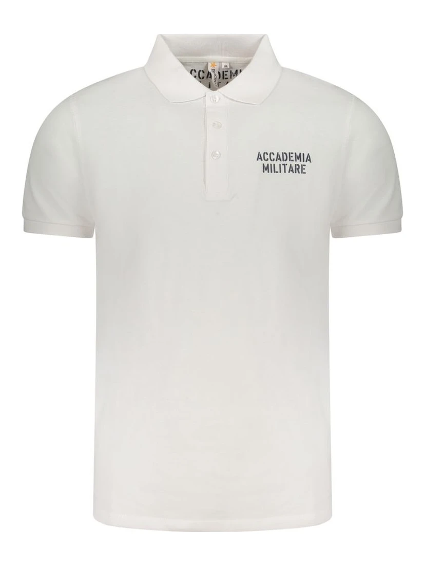 White Cotton Men's Polo Shirt