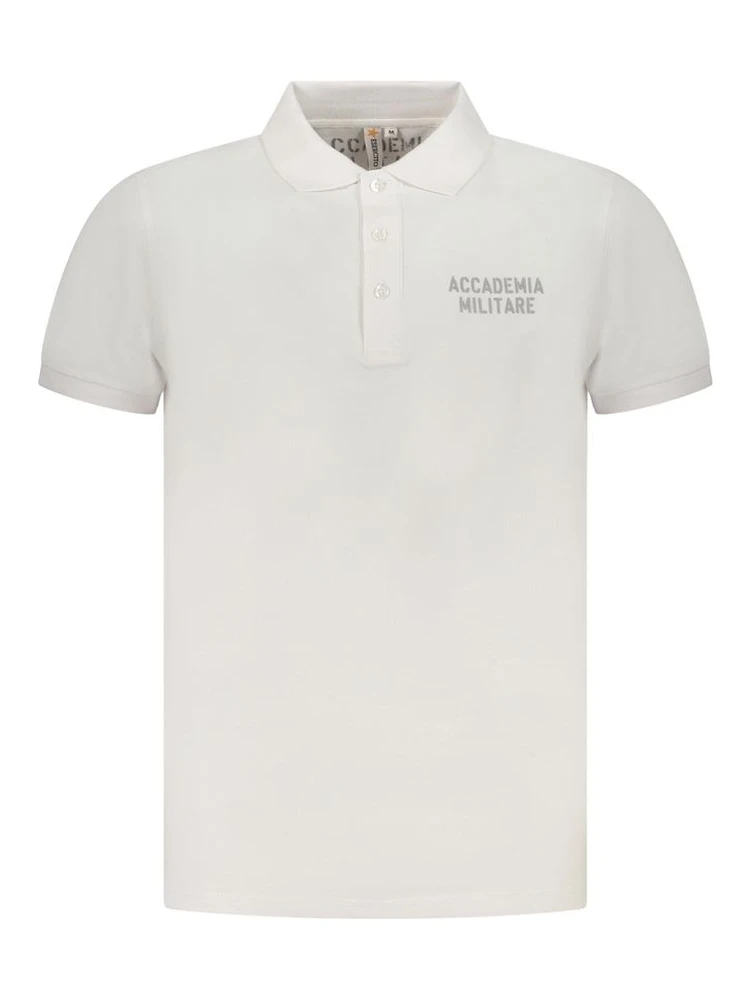 White Cotton Polo Shirt