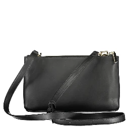 Black Polyester Handbag
