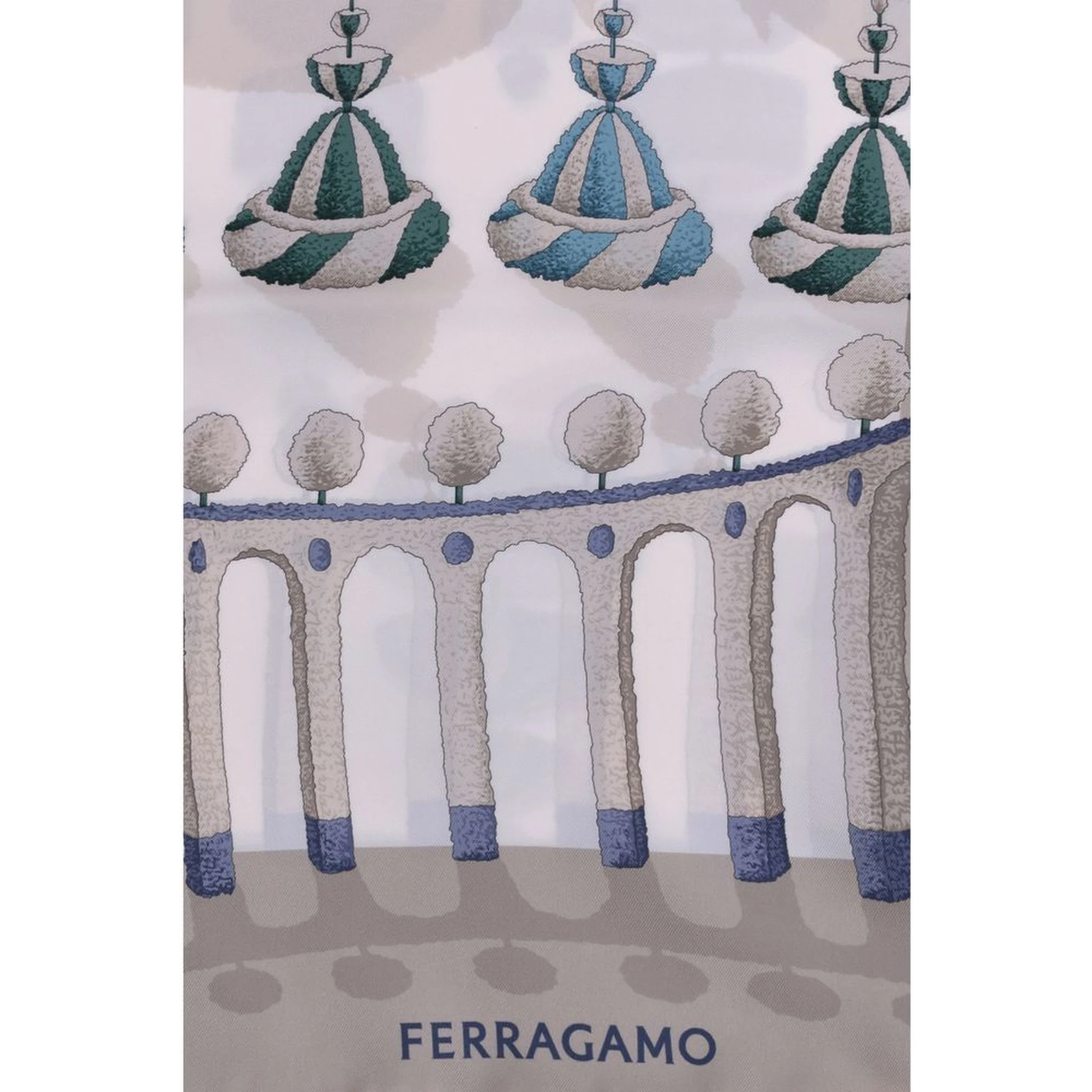 Multicolor Silk Scarf