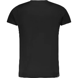 Black Cotton Men's T-Shirt