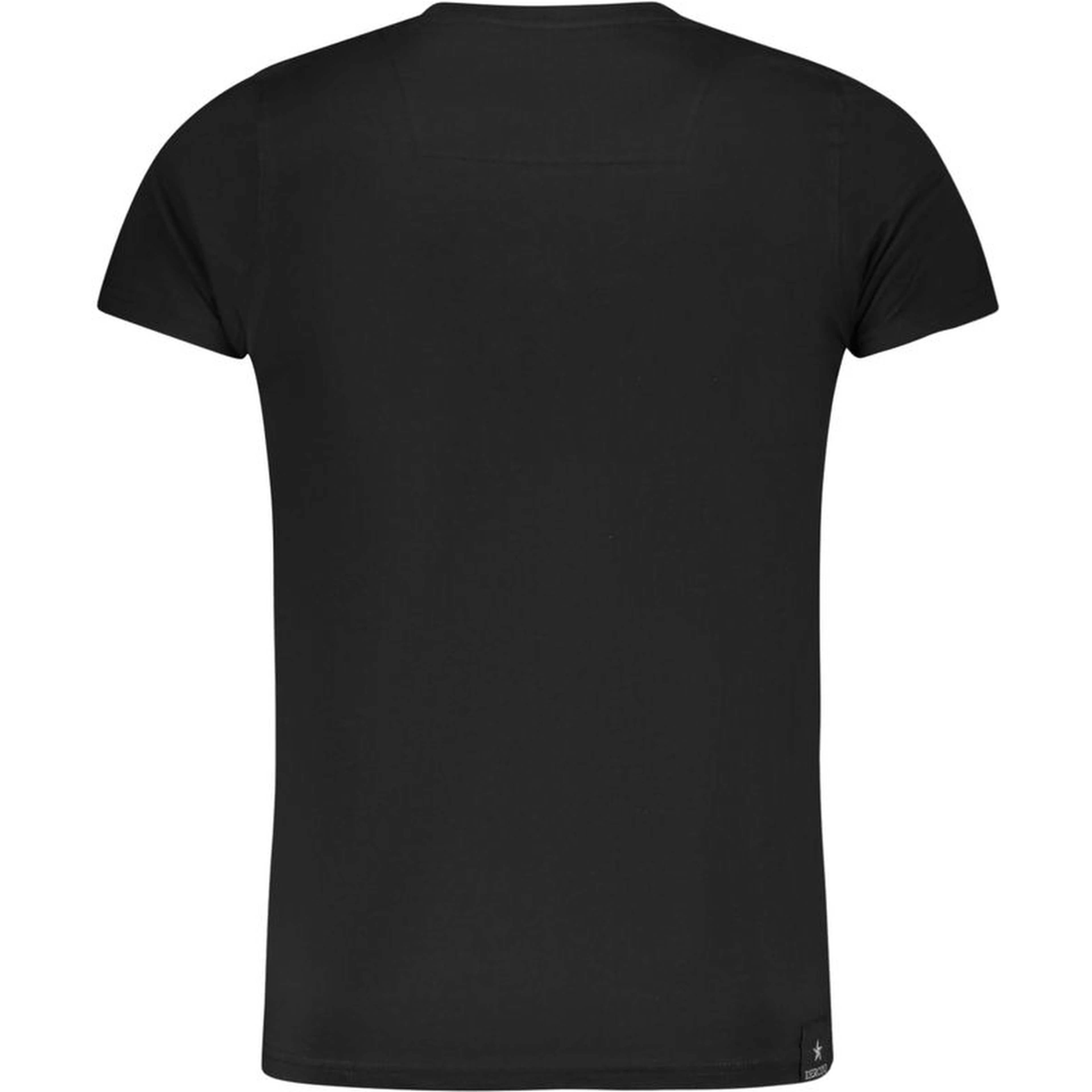 Black Cotton Men's T-Shirt