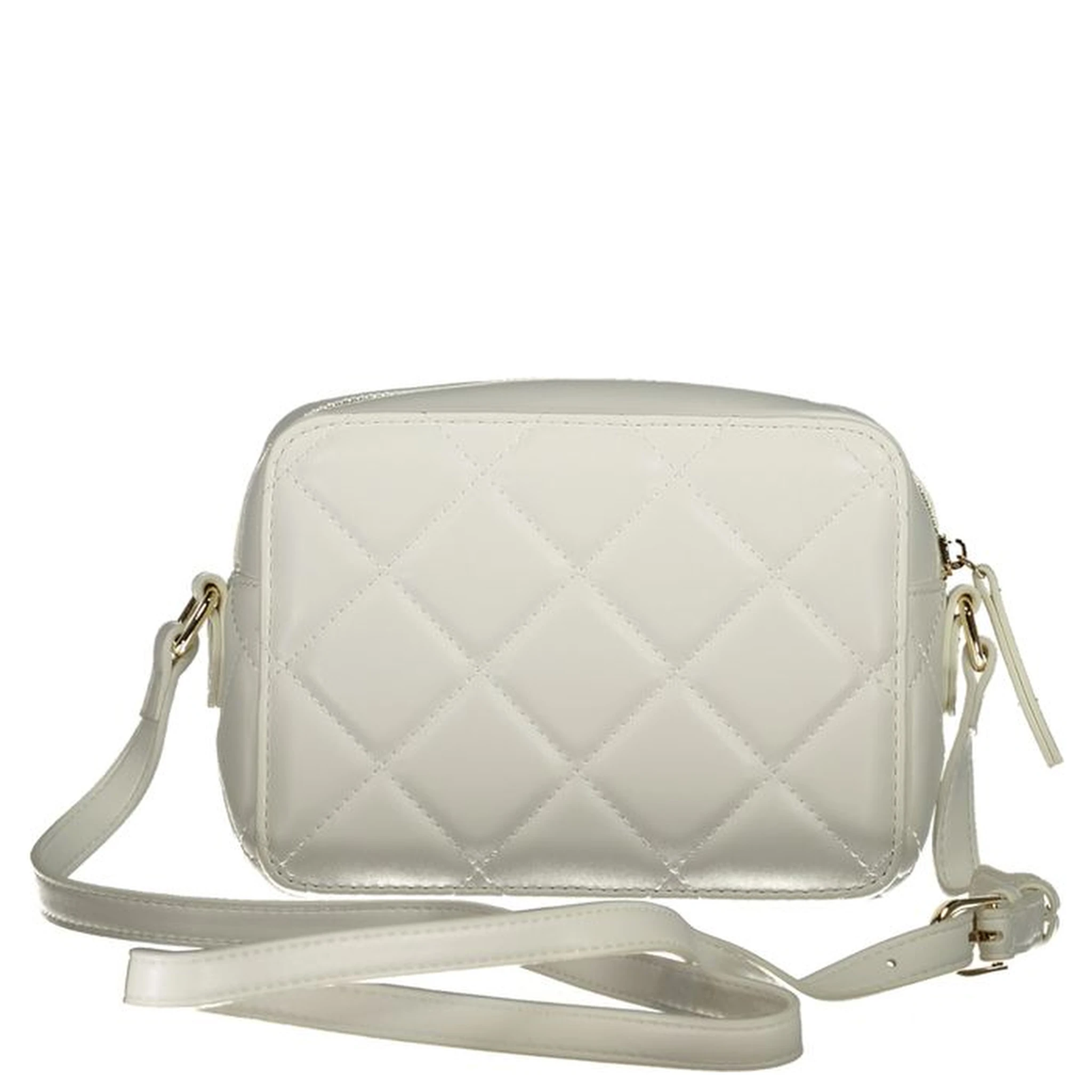 Bianco Polyurethane Women Shoulder Bag