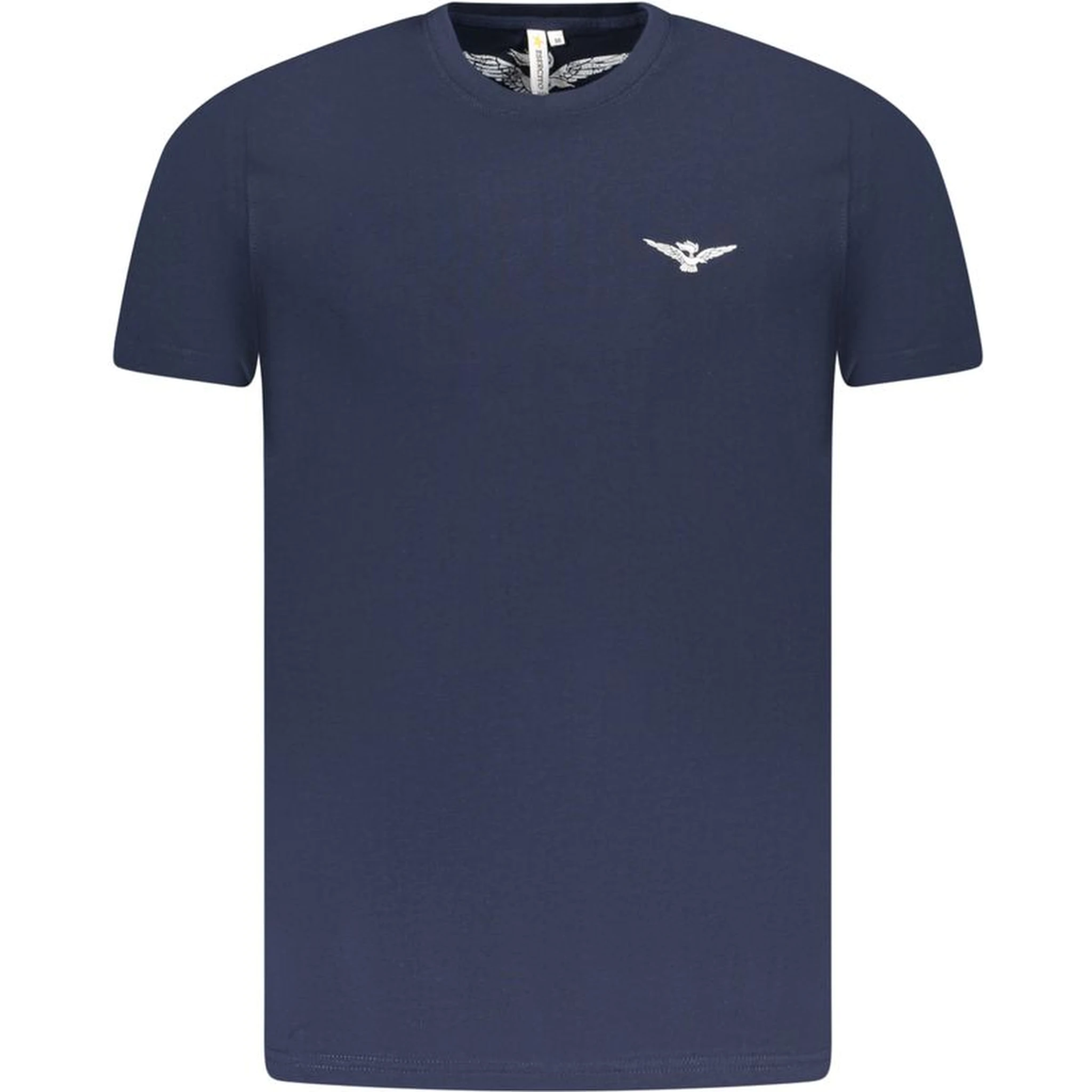Blue Cotton Men's T-Shirt