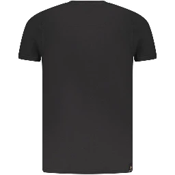 Black Cotton Men's T-Shirt