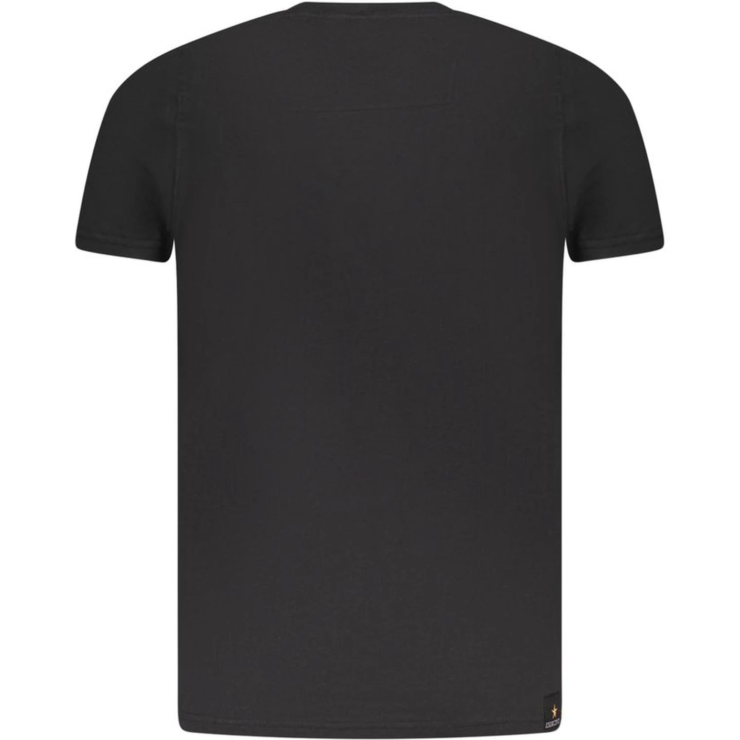 Black Cotton Men's T-Shirt