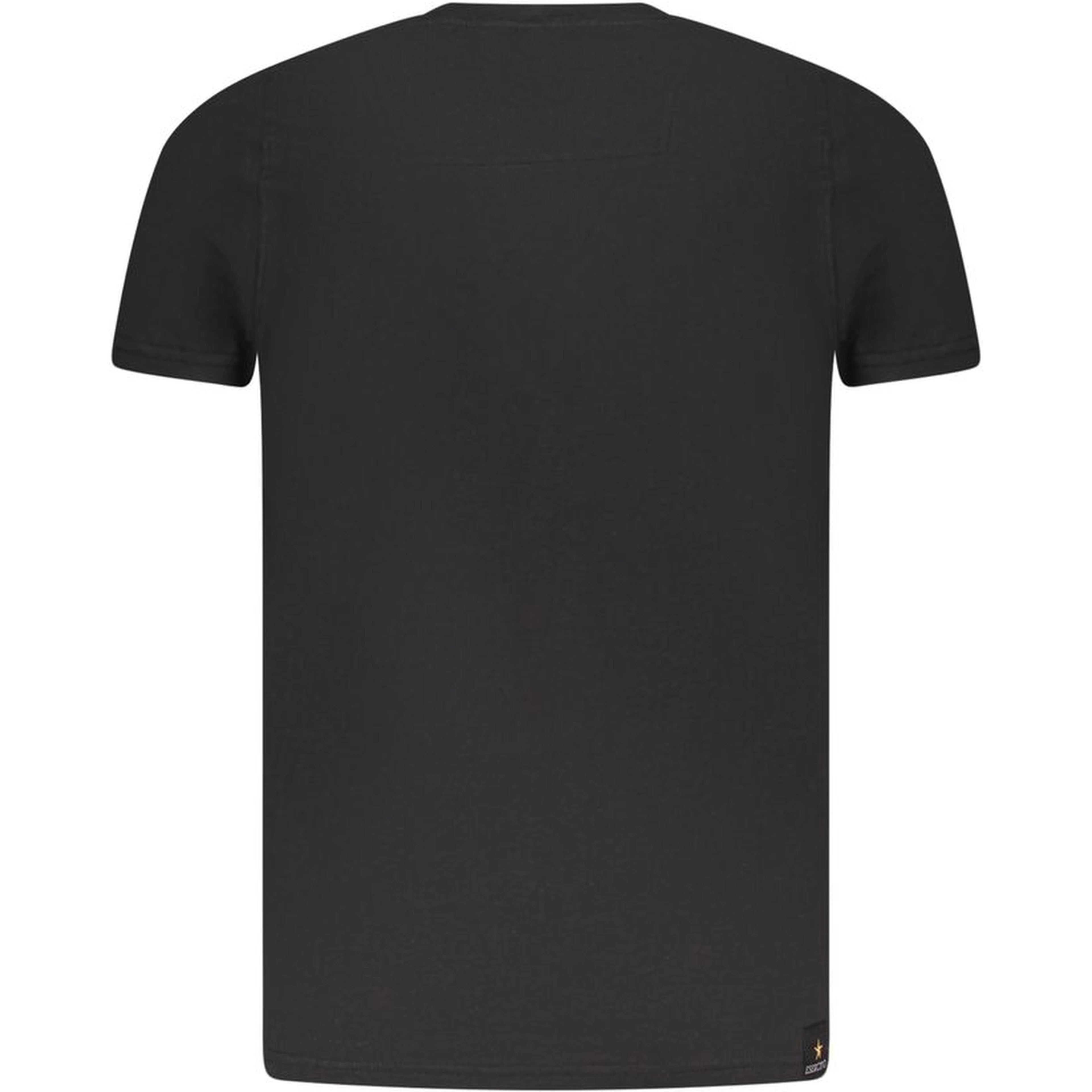 Black Cotton Men's T-Shirt