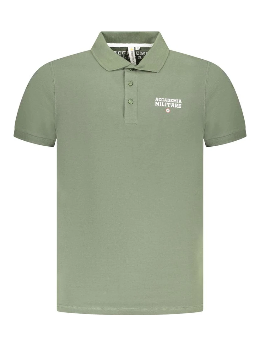 Green Cotton Polo Shirt