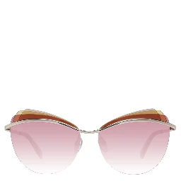 Gold Metal & Plastic Sunglasses