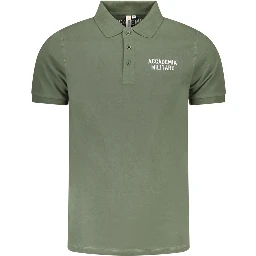 Green Cotton Polo Shirt