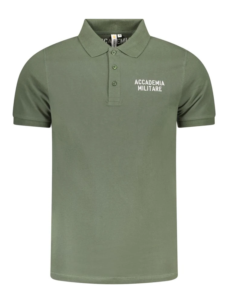 Green Cotton Polo Shirt