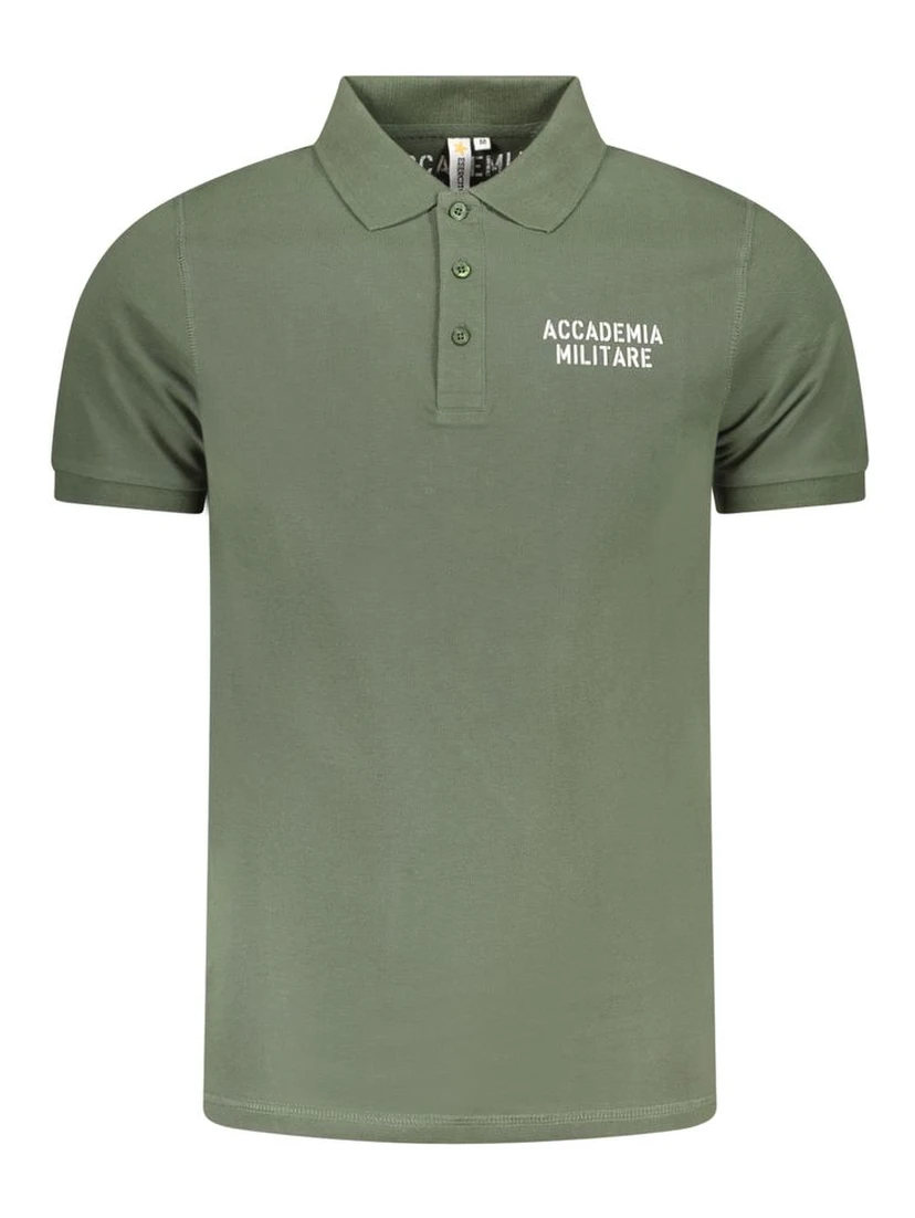 Green Cotton Polo Shirt