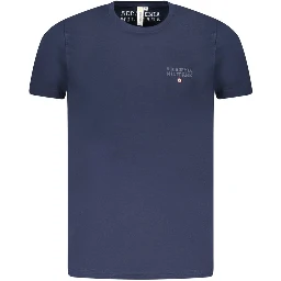 Blu Cotton Male T-Shirt