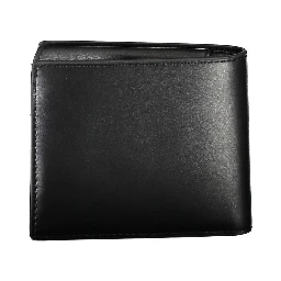 محفظة جلدية سوداء