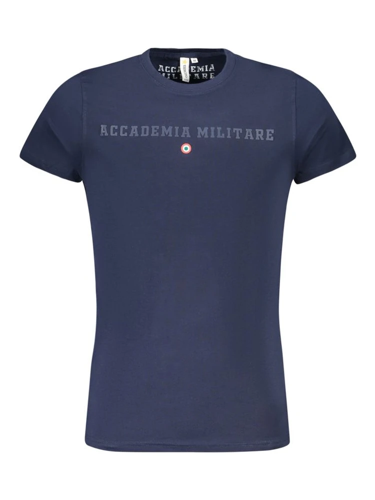 Blu Cotton Men T-Shirt