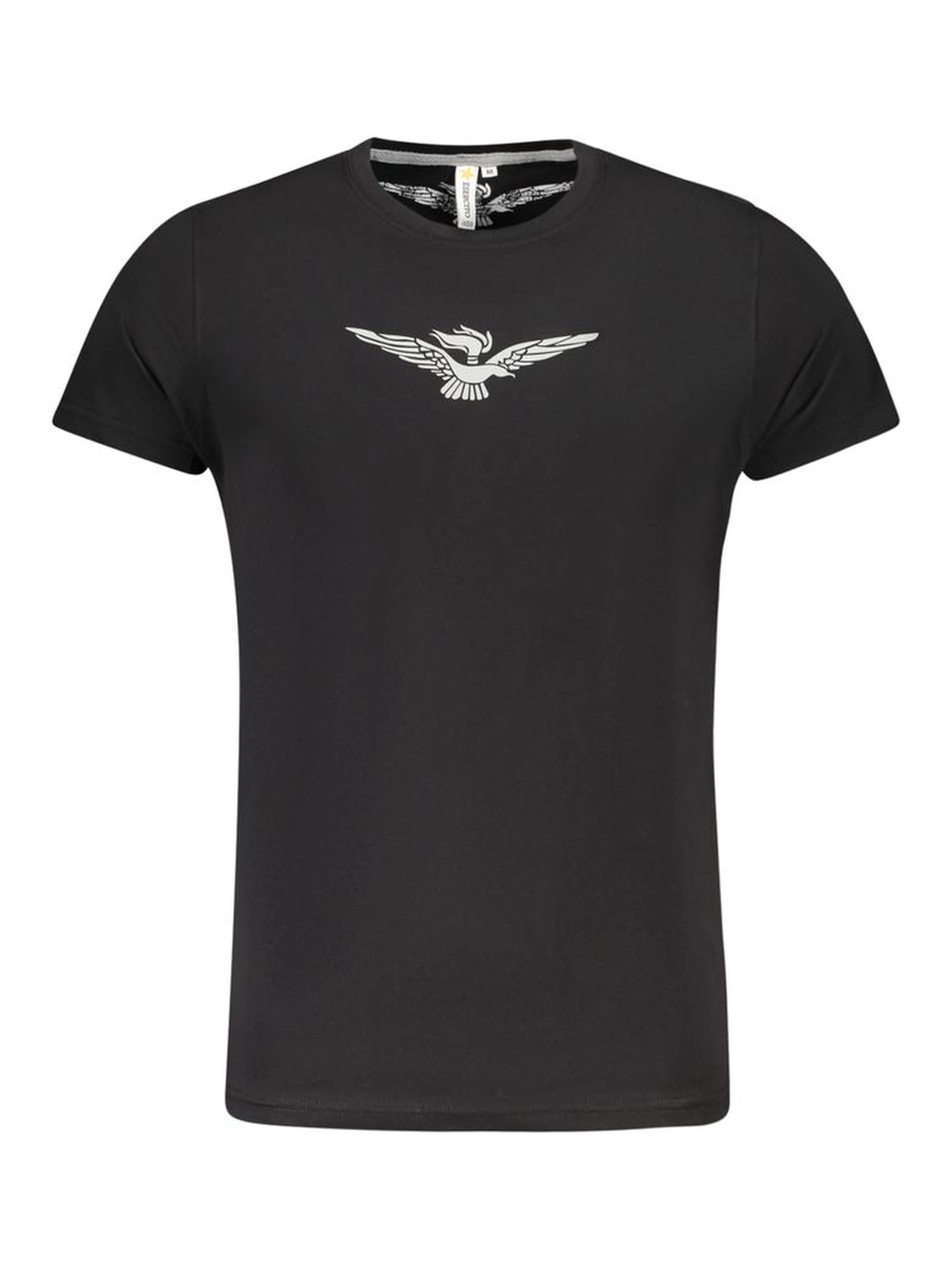 Black Cotton T-Shirt