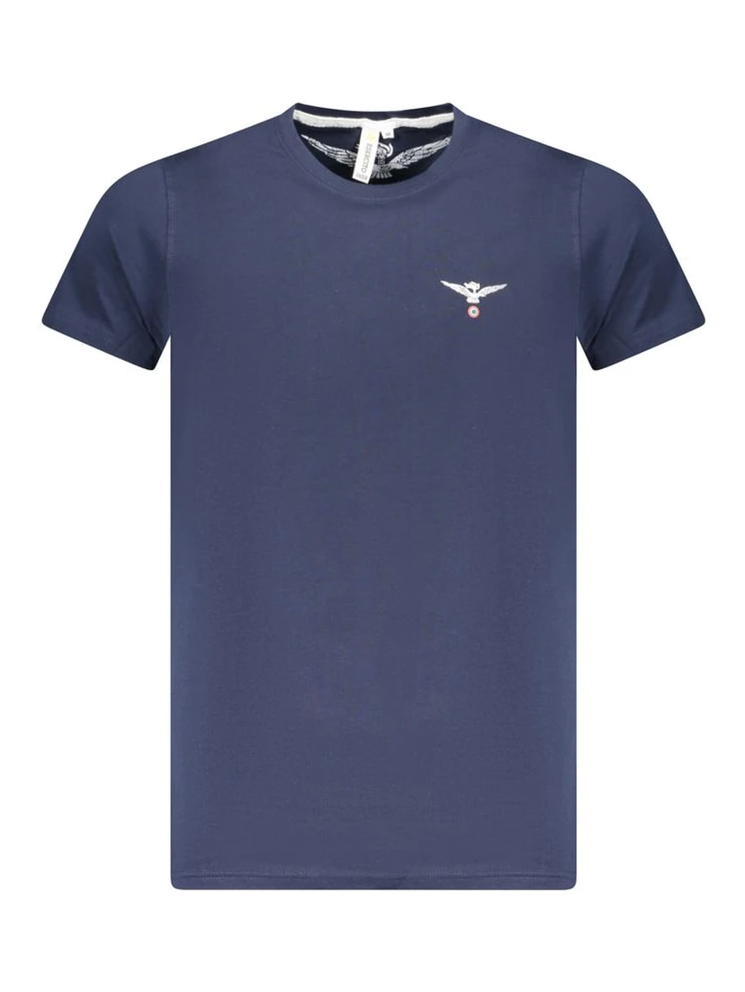 "Blue Cotton Men's T-Shirt"