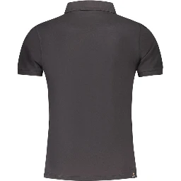 Black Cotton Polo Shirt